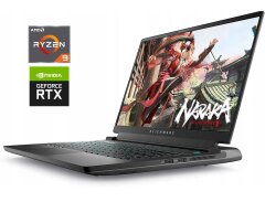 Ігровий ноутбук Б-клас Dell Alienware m15 R7 / 15.6" (2560x1440) IPS / AMD Ryzen 9 6900HX (8 (16) ядер по 3.3 - 4.9&nbsp;GHz) / 16 GB DDR5 / 512 GB SSD / nVidia GeForce RTX 3070 Ti, 8 GB GDDR6, 256-bit / WebCam