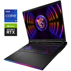 Игровой ноутбук MSI Raider GE78HX 13VH / 17.3" (2560x1440) IPS / Intel Core i9-13950HX (24 (32) ядер по 2.2 - 5.5 GHz) / 32 GB DDR5 / 2000 GB SSD NVMe / nVidia GeForce RTX 4080, 12 GB GDDR6, 192-bit / WebCam