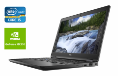 Игровой ноутбук Dell Latitude 5591 / 15.6" (1920x1080) IPS / Intel Core i5-8400H (4 ядра по 2.5 - 4.2 GHz) / 16 GB DDR4 / 512 GB SSD / nVidia GeForce MX130, 2 GB GDDR5, 64-bit / WebCam / HDMI / SIM