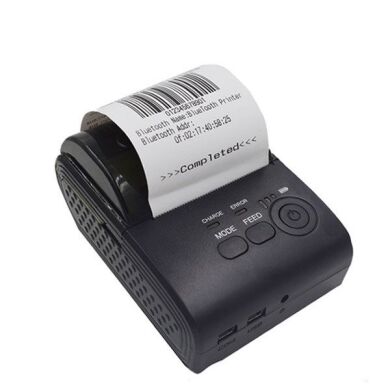 Мобильный термопринтер для чеков POS-принтер Mini ZJ-5805DD 58мм Bluetooth
