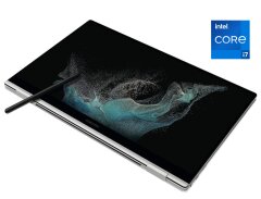 Ультрабук-трансформер Samsung Galaxy Book 2 Pro 360 NP950QED-KA2US / 15.6" (1920x1080) OLED Touch / Intel Core i7-1260P (12 (16) ядер по 2.1 - 4.7 GHz) / 8 GB DDR5 / 512 GB SSD / Intel Iris Xe Graphics / WebCam / Win 11 Home