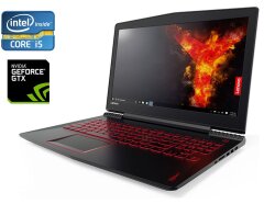 Ігровий ноутбук Lenovo Legion Y520-15IKBN / 15.6" (1920x1080) IPS / Intel Core i5-7300HQ (4 ядра по 2.5 - 3.5 GHz) / 8 GB DDR4 / 256 GB SSD + 1000 GB HDD / nVidia GeForce GTX 1050 Ti, 4 GB GDDR5, 128-bit / WebCam / Win 10 Home