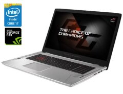 Ігровий ноутбук Asus ROG GL702VS / 17.3" (1920x1080) IPS / Intel Core i7-7700HQ (4 (8) ядра по 2.8 - 3.8 GHz) / 32 GB DDR4 / 480 GB SSD + 1000 GB HDD / nVidia GeForce GTX 1070, 8 GB GDDR5, 256-bit / WebCam / Win 10 Home