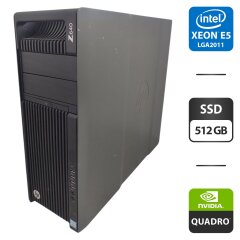 Рабочая станция HP Z640 Workstation Tower / 2x Intel Xeon E5-2697 v3 (14 (28) ядер по 2.6 - 3.6 GHz) / 64 GB DDR4 / 512 GB SSD / nVidia Quadro K2200, 4 GB GDDR5, 128-bit / DVD-ROM