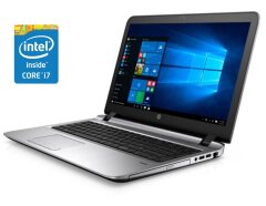 Ноутбук Б-класс HP ProBook 450 G3 / 15.6" (1920x1080) TN / Intel Core i7-6500U (2 (4) ядра по 2.5 - 3.1 GHz) / 8 GB DDR3 / 250 GB SSD / Intel HD Graphics 520 / WebCam / DVD-ROM