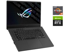 Ігровий ноутбук Б-клас Asus ROG Zephyrus GA503RM / 15.6" (2560x1440) IPS / AMD Ryzen 9 6900HS (8 (16) ядер по 3.3 - 4.9 GHz) / 16 GB DDR5 / 512 GB SSD NVMe / nVidia GeForce RTX 3060, 6 GB GDDR6, 192-bit / WebCam
