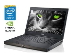 Мобильная рабочая станция Dell Precision M6700 / 17.3" (1920x1080) TN / Intel Core i7-3740QM (4 (8) ядра по 2.7 - 3.7 GHz) / 16 GB DDR3 / 200 GB SSD + 24 GB SSD + 500 GB HDD / nVidia Quadro K4000M, 4 GB GDDR5, 256-bit / WebCam