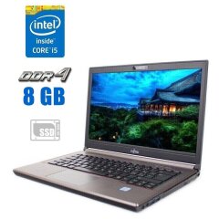 Ноутбук Fujitsu LifeBook E746 / 14" (1366x768) TN / Intel Core i5-6200U (2 (4) ядра по 2.3 - 2.8 GHz) / 8 GB DDR4 / 240 GB SSD / Intel HD Graphics 520