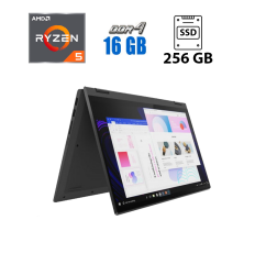 Ультрабук-трансформер Б-класс Lenovo IdeaPad Flex 5 14ARE05 / 14" (1920x1080) IPS Touch / AMD Ryzen 5 4500U (6 ядер по 2.3 - 4.0 GHz) / 16 GB DDR4 / 256 GB SSD / AMD Radeon Vega Graphics / WebCam