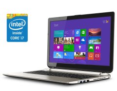 Ноутбук Б-класс Toshiba Satellite S55-B5258 / 15.6" (1366x768) TN / Intel Core i7-4710HQ (4 (8) ядра по 2.5 - 3.5 GHz) / 8 GB DDR3 / 240 GB SSD / Intel HD Graphics 4600 / WebCam / Win 10 Home