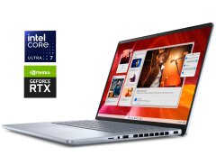 Игровой ноутбук Dell Inspiron 16 Plus 7640 / 16" (2560x1600) IPS / Intel Core Ultra 7 155H (16 (22) ядер по 1.4 - 4.8 GHz) / 32 GB DDR5 / 2000 GB SSD NVMe / nVidia GeForce RTX 4060, 8 GB GDDR6, 128-bit / WebCam