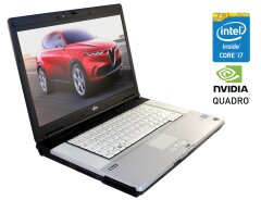 Мобільна робоча станція Fujitsu Celsius H710 / 15.6" (1920x1080) TN / Intel Core i7-2720QM (4 (8) ядер по 2.2 - 3.3 GHz) / 8 GB DDR3 / 256 GB SSD + 500&nbsp;GB HDD / nVidia Quadro 1000M, 2 GB DDR3, 128-bit / WebCam / Win 10