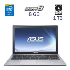 Игровой ноутбук Asus R510L / 15.6" (1366x768) TN / Intel Core i5-4210U (2 (4) ядра по 1.7 - 2.7 GHz) / 8 GB DDR3 / 1 TB HDD / ASUS GeForce 820M, 2 GB DDR3, 64-bit / WebCam / Windows 10 PRO Lic