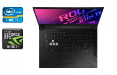 Игровой ноутбук Asus ROG Strix G15 G512LU / 15.6" (1920x1080) IPS / Intel Core i7-10750H (6 (12) ядер по 2.6 - 5.0 GHz) / 16 GB DDR4 / 512 GB SSD / nVidia GeForce GTX 1660 Ti, 6 GB GDDR6, 192-bit / HDMI