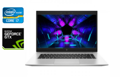Игровой ноутбук HP EliteBook 1050 G1 / 15.6" (1920x1080) IPS / Intel Core i7-8850H (6 (12) ядер по 2.6 - 4.3 GHz) / 16 GB DDR4 / 512 GB SSD / nVidia GeForce GTX 1050, 4 GB GDDR5, 128-bit / TouchID / WebCam / Windows 10