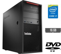 Комп'ютер Lenovo ThinkStation P300 Tower / Intel Core i7-4790 (4 (8) ядра по 3.6 - 4.0 GHz) / 16 GB DDR3 / no HDD / Intel HD Graphics 4600 / 280W / DVD-RW / DisplayPort