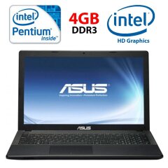 Ноутбук Б-класс Asus X551MA / 15.6" (1366x768) TN / Intel Celeron N2830 (2 ядра по 2.16 - 2.41 GHz) / 4 GB DDR3 / 500 GB HDD / Intel HD Graphics / АКБ не держит