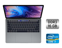 Ультрабук Apple MacBook Pro 13 (2017) / 13.3" (2560x1600) IPS / Intel Core i7-7660U (2 (4) ядра по 2.5 - 4.0 GHz) / 16 GB DDR3 / 512 GB SSD / Intel Iris Plus Graphics 640 / WebCam / Touch ID / Space Gray