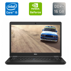 Ультрабук Dell Latitude 5480 / 14" (1920x1080) IPS Touch / Intel Core i5-7440HQ (4 ядра по 2.8 - 3.8 GHz) / 16 GB DDR4 / 512 GB SSD / nVidia GeForce 930MX, 2 GB DDR3, 64-bit / WebCam / Windows 10