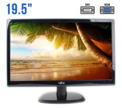 Монитор Б-класс Fujitsu L20T-4 / 19.5" (1600x900) TN / DVI, VGA / Встроенная колонка (1x 1.5W) / VESA 75x75
