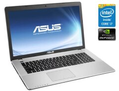Игровой ноутбук Asus R751JN / 17.3" (1600x900) TN / Intel Core i7-4710HQ (4 (8) ядра по 2.5 - 3.5 GHz) / 8 GB DDR4 / 240 GB SSD / nVidia GeForce 840M, 2 GB DDR3, 64-bit / WebCam / DVD-ROM / Win 10 Home