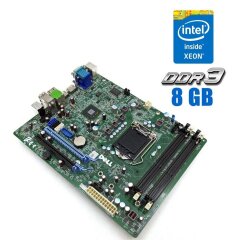 Комплект: Новая материнская плата Dell Optiplex 7010 SFF + Intel Xeon E3-1245 (4 (8) ядера по 3.3 - 3.7 GHz) (аналог i7-2600) + 8 GB DDR3 + кулер Vinga Q4