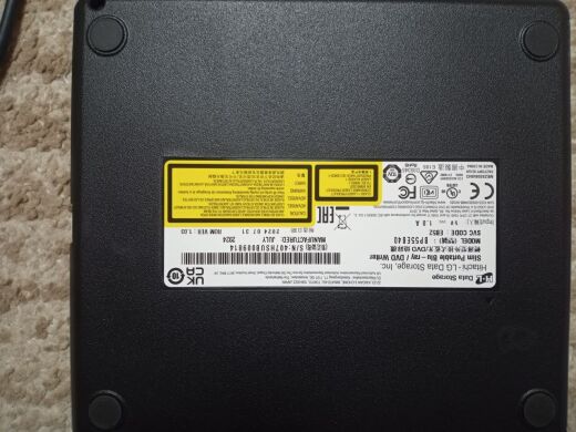Внешний оптический привод LG Blu-ray LG BP55EB40 Black / USB 2.0