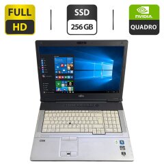Мобильная рабочая станция Fujitsu Celsius H910 / 17.3" (1920x1080) TN / Intel Core i7-2960XM (4 (8) ядра по 2.7 - 3.7 GHz) / 32 GB DDR3 / 256 GB SSD / nVidia Quadro 4000M, 2 GB GDDR5, 256-bit / WebCam