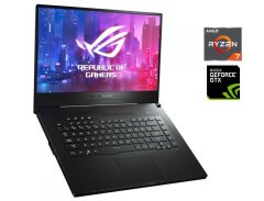 Ігровий ноутбук Asus ROG Zephyrus GA502DU / 15.6" (1920x1080) IPS / AMD Ryzen 7 3750H (4 (8) ядра по 2.3 - 4.0 GHz) / 16 GB DDR4 / 1000 GB SSD / nVidia GeForce GTX 1660 Ti Max-Q, 6 GB GDDR6, 192-bit