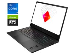 Игровой ноутбук Б-класс HP Omen 16-b0017nr / 16.1" (2560x1440) IPS / Intel Core i7-11800H (8 (16) ядер по 2.3 - 4.6&nbsp;GHz) / 16 GB DDR4 / 1000 GB SSD / nVidia GeForce RTX 3060, 6 GB GDDR6, 192-bit / WebCam