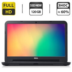 Ноутбук Б-класс Dell Latitude 3540 / 15.6" (1920x1080) TN / Intel Core i3-4030U (2 (4) ядра по 1.9 GHz) / 8 GB DDR3 / 120 GB SSD NEW / Intel HD Graphics 4400 / WebCam / DVD-ROM / Card Reader