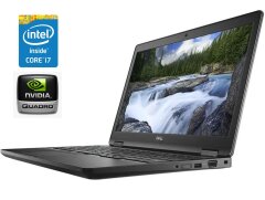 Мобильная рабочая станция Dell Precision 3530 / 15.6" (1920x1080) IPS / Intel Core i7-8850H (6 (12) ядер по 2.6 - 4.3 GHz) / 16 GB DDR4 / 512 GB SSD / nVidia Quadro P600, 4 GB GDDR5, 128-bit / WebCam