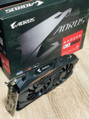 Дискретна відеоката AMD Radeon Gigabyte Aorus RX 570, 4 GB GDDR5, 256-bit