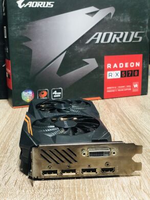 Дискретна відеоката AMD Radeon Gigabyte Aorus RX 570, 4 GB GDDR5, 256-bit