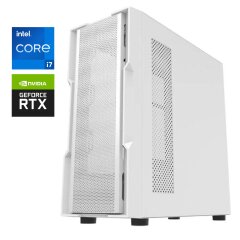 Ігровий ПК DarkFlash DK431 White Color Tower / Intel Core i7-12700E (12 (20) ядер по 1.6 - 4.8 GHz) / 32 GB DDR5 / 1000 GB SSD M.2 / nVidia GeForce RTX 3090, 24 GDDR6X, 384-bit / 750W
