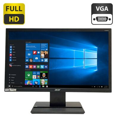 Монітор Acer V226HQL / 22" (1920x1080) TN / VGA / VESA 100x100 + Кабель живлення Монітор Acer V226HQL / 22" (1920x1080) TN / VGA / VESA 100x100 + Кабель живлення