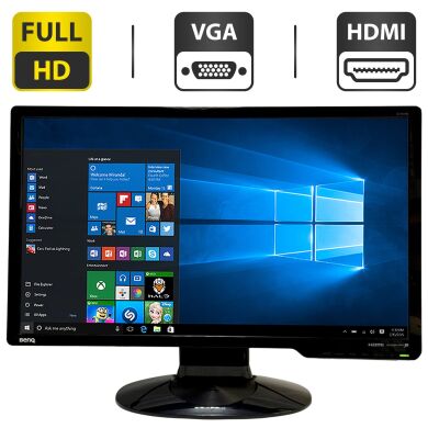 Монитор BenQ G2420HD / 24" (1920x1080) TN / VGA, DVI, HDMI / VESA 100x100 + Кабель питания Монитор BenQ G2420HD / 24" (1920x1080) TN / VGA, DVI, HDMI / VESA 100x100 + Кабель питания