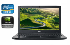 Ноутбук Б-класс Acer Aspire E5-576G / 15.6" (1366x768) TN / Intel Core i5-8250U (4 (8) ядра по 1.6 - 3.4 GHz) / 16 GB DDR3 / 512 GB SSD / nVidia GeForce MX150, 2 GB GDDR5, 64-bit / WebCam / HDMI