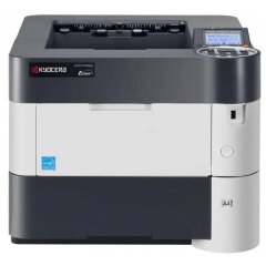 Принтер Kyocera Ecosys P3050DN / Лазерная монохромная печать / 1200x1200 dpi / A4 / 50 стр/мин / USB, Ethernet / Дуплекс / Кабели в комплекте