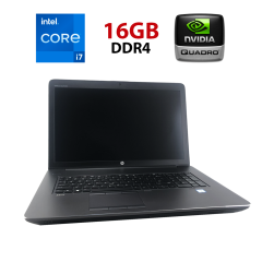 Мобильная рабочая станция HP ZBook 17 G3 / 17.3" (1920x1080) IPS / Intel Core i7-6820HQ (4 (8) ядра по 2.7 - 3.6 GHz) / 16 GB DDR4 / 512 GB SSD / nVidia Quadro M3000M, 4 GB GDDR5, 256-bit / WebCam