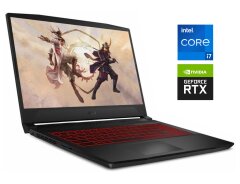 Игровой ноутбук MSI Katana GF66 11UE / 15.6" (1920x1080) IPS / Intel Core i7-11800H (8 (16) ядер по 2.3 - 4.6 GHz) / 16 GB DDR4 / 512 GB SSD NVMe / nVidia GeForce RTX 3060, 6 GB GDDR6, 192-bit / WebCam
