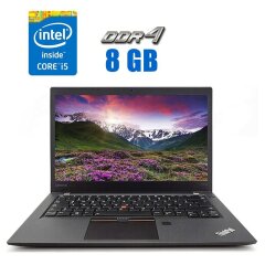 Ультрабук Lenovo ThinkPad T470s / 14" (1920x1080) IPS / Intel Core i5-6200U (2 (4) ядра 2.3 - 2.8 GHz) / 8 GB DDR4 / 480 GB SSD / Intel HD Graphics 520 / WebCam / HDMI
