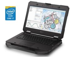 Защищенный ноутбук Dell Latitude 5414 Rugged / 14" (1920x1080) IPS / Intel Core i7-6600U (2 (4) ядра по 2.6 - 3.4 GHz) / 16 GB DDR4 / 512 GB SSD / Intel HD Graphics 520 / WebCam / Win 11