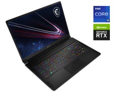 Игровой ноутбук MSI GS76 Stealth / 17.3" (1920x1080) IPS / Intel Core i9-11900H (8 (16) ядер по 2.5 - 4.9 GHz) / 32 GB DDR4 / 1000 GB SSD / nVidia GeForce RTX 3070, 8 GB GDDR6, 256-bit / WebCam / Win 11 Home