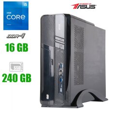 Новый компьютер Prime LogicPower S605 U3 Tower / Intel Core i5-11400 (6 (12) ядер по 2.6 - 4.4 GHz) / 16 GB DDR4 / 240 GB SSD / Intel UHD Graphics 730 / 400W