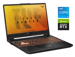 Ігровий ноутбук Asus TUF Gaming F15 FX506HC-WS53 / 15.6" (1920x1080) TN / Intel Core i5-11260H (6 (12) ядер по 2.6 - 4.4 GHz) / 8 GB DDR4 / 512 GB SSD / nVidia GeForce RTX 3050, 4 GB GDDR6, 128-bit / WebCam / Win 10 Home