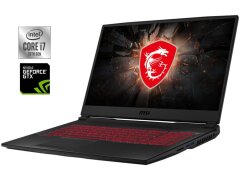 Игровой ноутбук Б-класс MSI GL75 Leopard 10SDK / 17.3" (1920x1080) IPS / Intel Core i7-10750H (6 (12) ядер по 2.6 - 5.0 GHz) / 16 GB DDR4 / 512 GB SSD / nVidia GeForce GTX 1660 Ti, 6 GB GDDR6, 192-bit / WebCam / Win 11
