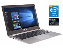 Ультрабук Б-клас Asus ZenBook UX303UB / 13.3" (1920x1080) IPS / Intel Core i7-6500U (2 (4) ядра по 2.5 - 3.1 GHz) / 8 GB DDR3 / 128 GB SSD / nVidia GeForce 940M, 2 GB GDDR3, 64-bit / WebCam / Win 10 Pro