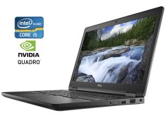 Мобильная рабочая станция Б-класс Dell Precision 3530 / 15.6" (1920x1080) IPS / Intel Core i5-8400H (4 (8) ядра по 2.5 - 4.2 GHz) / 16 GB DDR4 / 256 GB SSD / nVidia Quadro P600, 4 GB GDDR5, 128-bit / WebCam