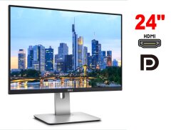 Монитор Dell UltraSharp U2415b / 24" (1920x1200) IPS / 1x HDMI, 3x DisplayPort, 6x USB 3.0, 1x Audio / VESA 100 x 100 / Pivot